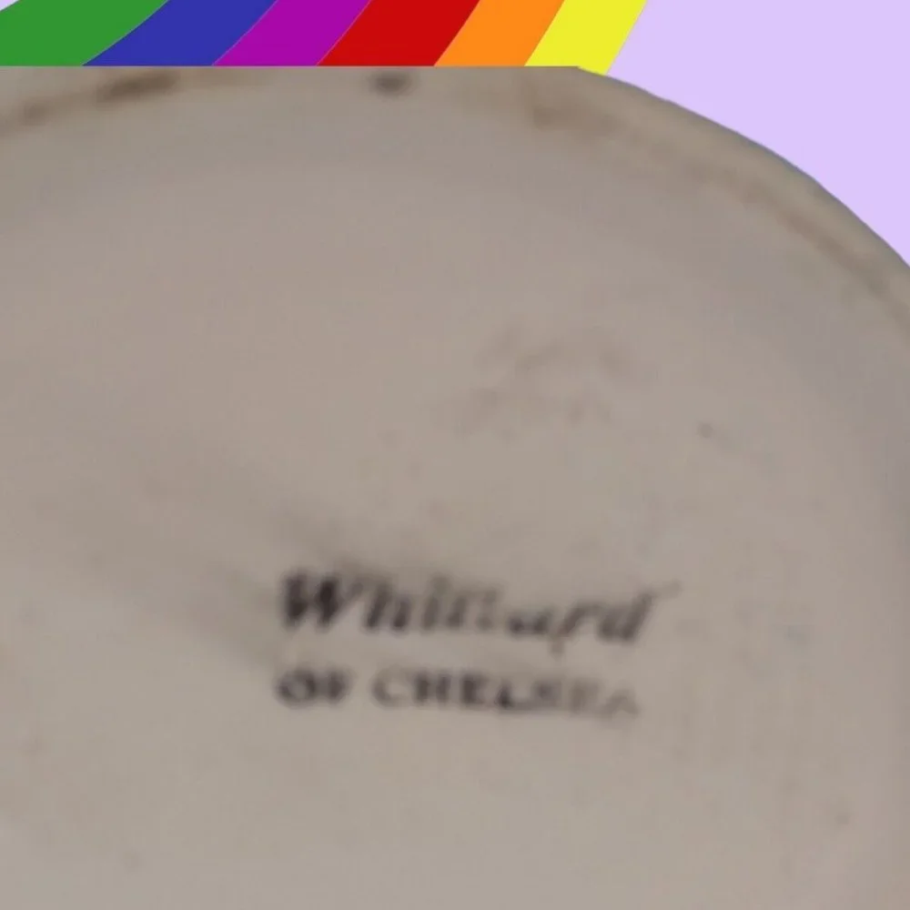 WHITTARD OF CHELSE - A Hinged Storage Jar Tea Coffee Cad‎ Multicolor & Cherries